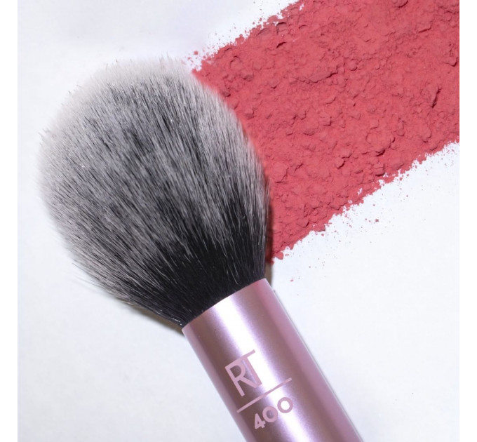 Кисть для макіяжу Real Techniques (Реал Технікс) Makeup Blush Brush for Powder Blush or Bronzer RT400 (18 см)